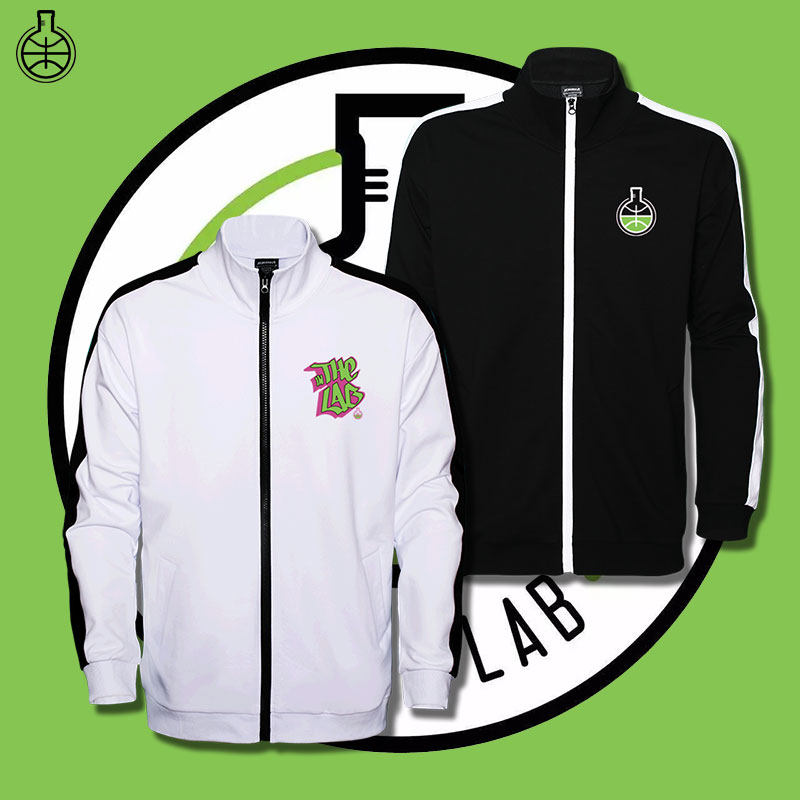 德文10000小时大码拼接卫衣潮ballislife in the lab运动开衫立领