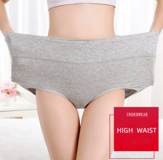 Women Cotton Underwear High Waisted Ladies Panties Plus Size