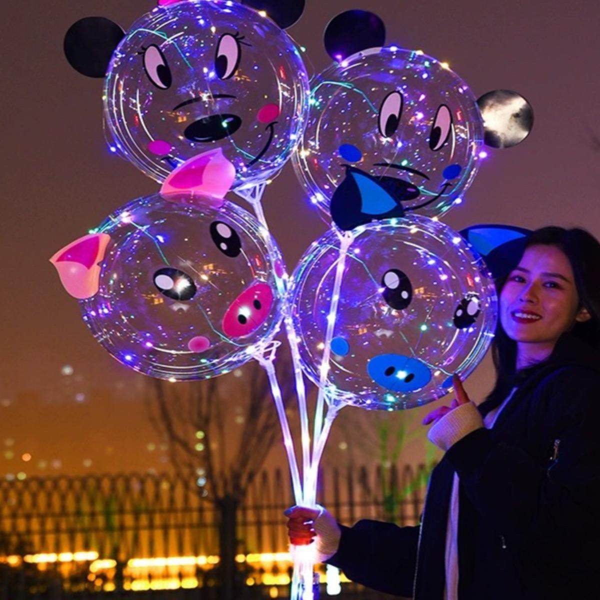 网红波波球透明儿童卡通贴纸地推发光气球带灯火爆款夜光摆摊街卖,节庆用品/礼品,发光气球,淘宝优惠券,粉丝福利购,淘宝优惠卷