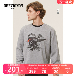 CHEVIGNON欧美简约圆领套头卫衣