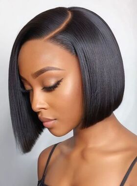Hot Sale Short BOB Wig T Part Side Part Bob Wigs Lace Fronta