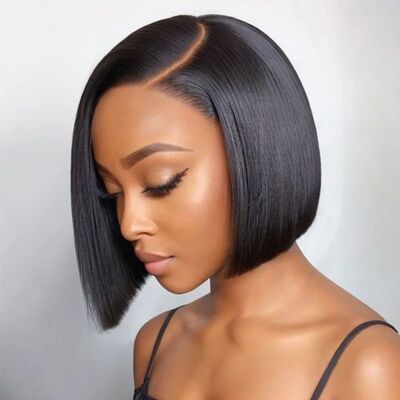 Hot Sale Short BOB Wig T Part Side Part Bob Wigs Lace Fronta