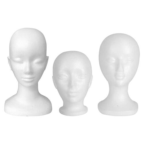 Mannequin Head Stand Model Scarf Jewelry Display Manikin Hea