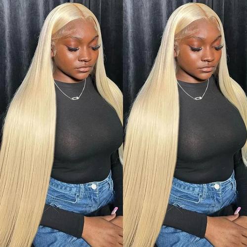 Blonde 613 Hd Lace Frontal wig 13x6 13x4 Transparent Hd Lace