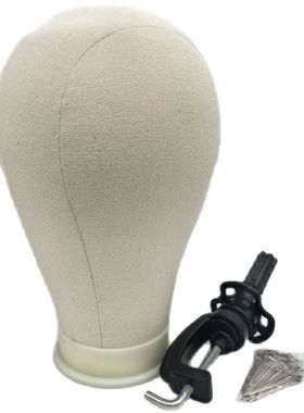 Canvas Block Head Training Mannequin wig Head Display Stylin