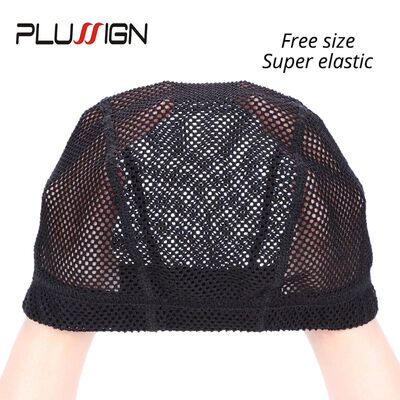 Plussign Soft Crochet Wig Cap Thick Mesh Dome Cap New Wig Ca