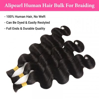 Alipearl Hair Body Wave Human Hair Bulk no Weft Human Hair B
