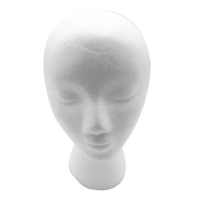 Foam Female Mannequin Head Hat Wig Holder Headwear Display M