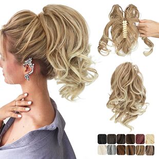 SARLA Premium Synthetic Diy Claw Clip In Ponytail Extensions