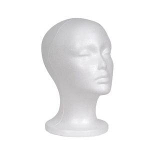 Female Foam Mannequin Head Wig Head Display Smooth Durable L