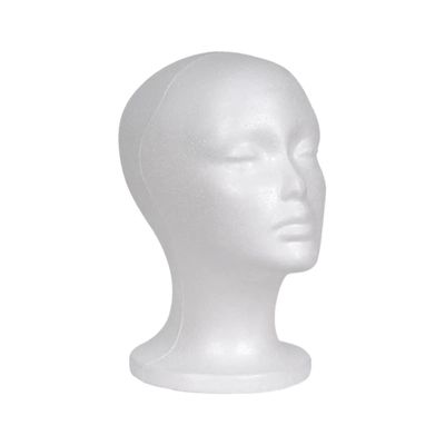 Female Foam Mannequin Head Wig Head Display Smooth Durable L
