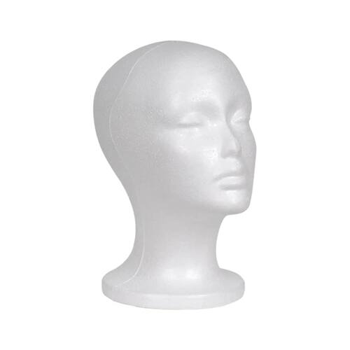 Female Foam Mannequin Head Wig Head Display Smooth Durable L