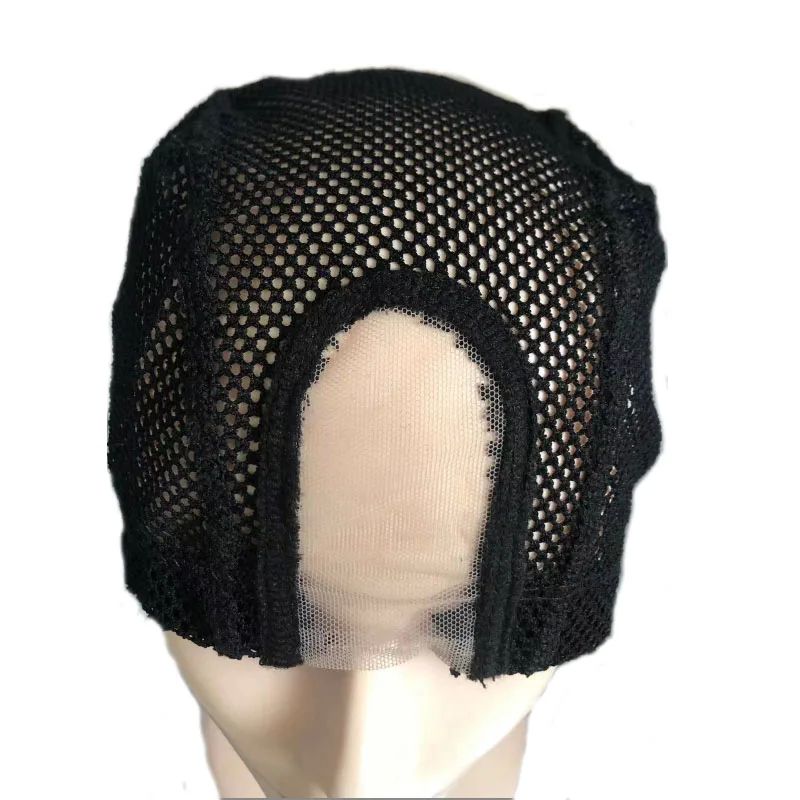 1PC Big Hole Mesh Dome Wig Cap Hair Nets Large Hole Black Do