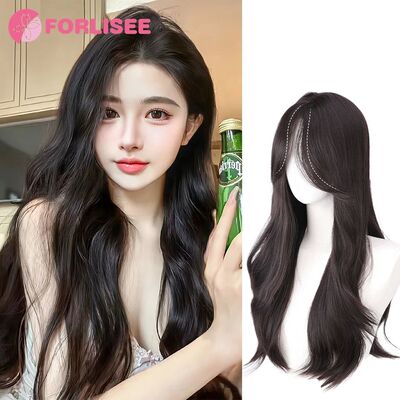 FORLISEE 23-Inch Korean-style S-slit Long Curly Hair Synthet