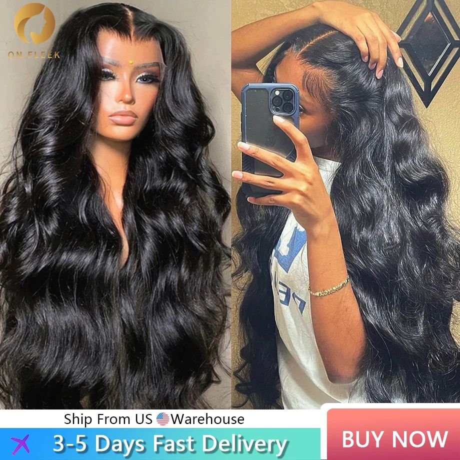 13x6 Hd Transparent Body Wave Lace Front Wig 30 40 Inch 360