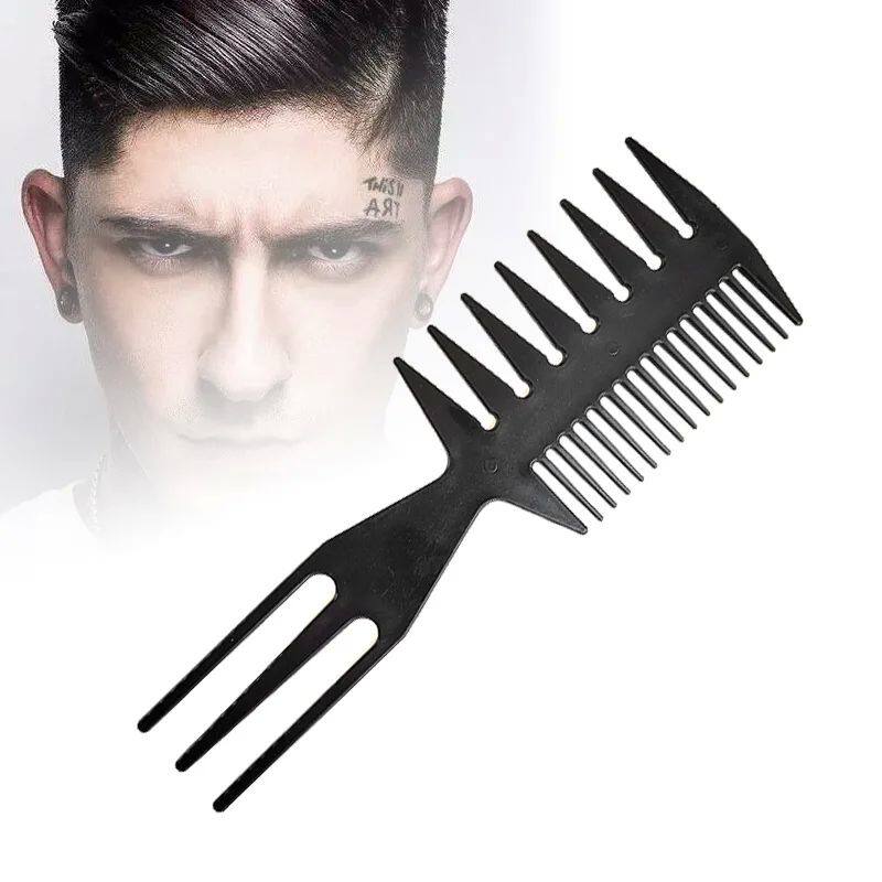 Big Teeth Double Side Tooth Combs Barber Hair Dyeing Cutting
