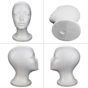 Female Foam Mannequin Head Hat Caps Wig Display Holder Acces