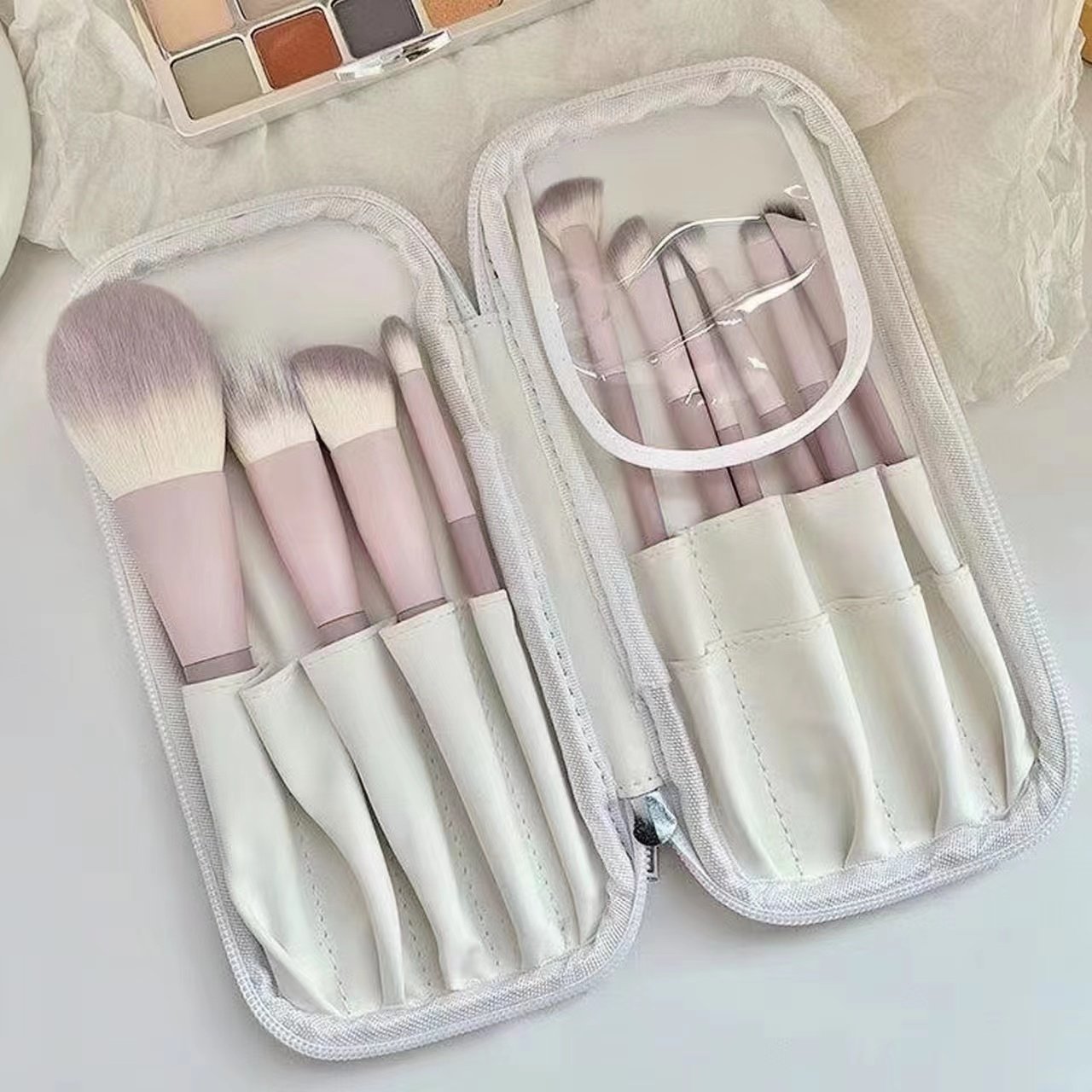 奶紫色化妆刷!3/10支套装星黛紫初学柔软刷子+防尘便携外出收纳包,彩妆/香水/美妆工具,化妆刷,淘宝优惠券,粉丝福利购,淘宝优惠卷