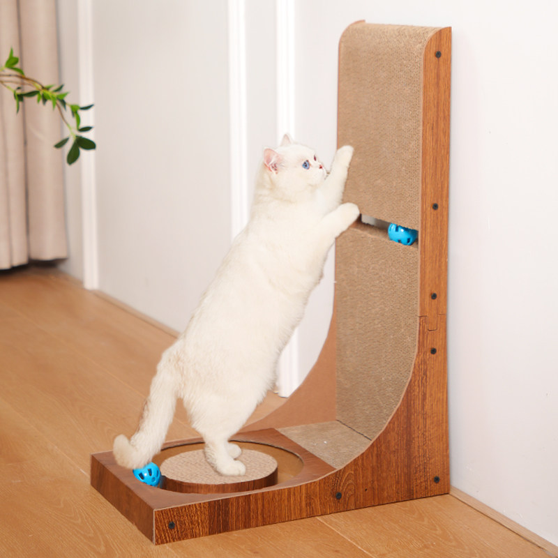 猫抓板L型立式猫爪板大号耐磨不掉屑立体耐抓磨爪器瓦楞纸猫玩具在类目 宠物/宠物食品及用品, 猫/狗玩具, 猫抓板中 - 来自Buy2taobao.com提供专业的淘宝代购服务