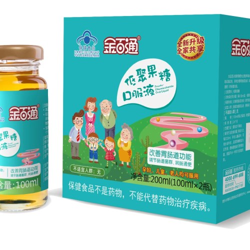 金百通低聚果糖口服液益生元菌肠道年轻态