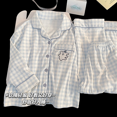 2025新款睡衣女童秋冬款德绒长袖长裤儿童女孩加厚保暖家居服套装