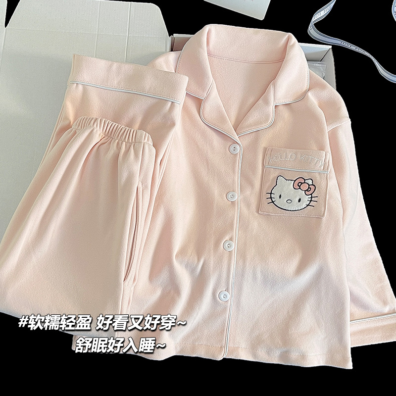 秋冬季长袖儿童睡衣女童2025新款德绒小女孩加厚保暖家居服套装