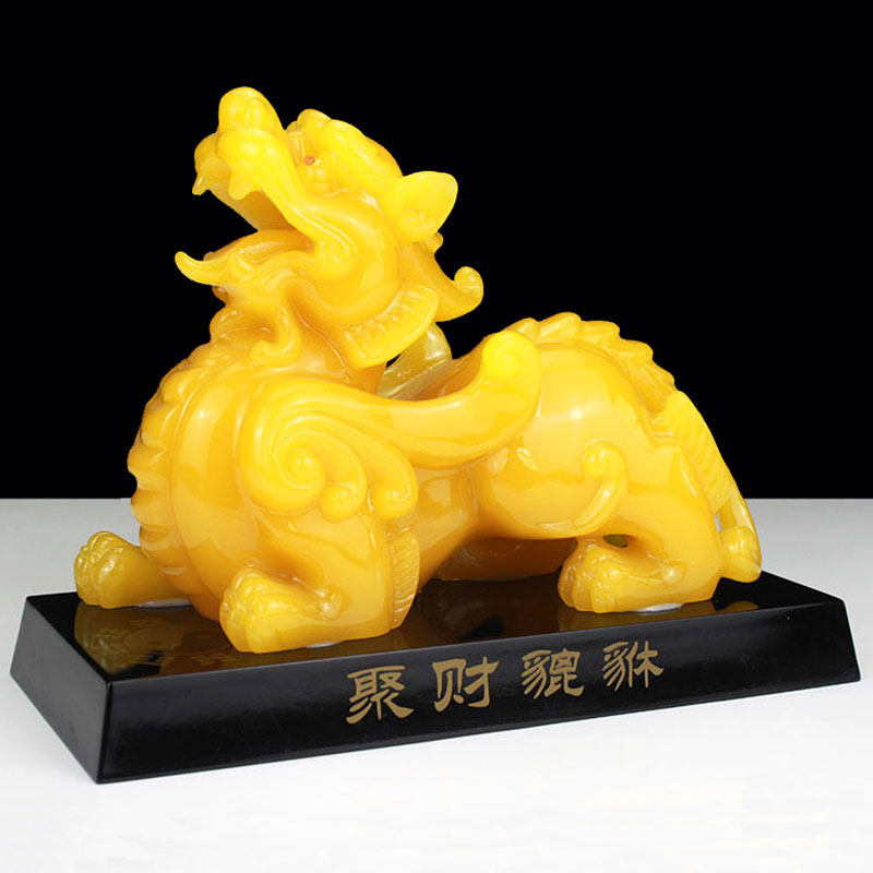 招财聚财貔貅摆件一对貔恘皮丘工艺品办公室家居装饰品电视柜摆设