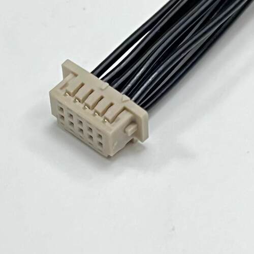DF13-10DS-1.25C 胶壳带线, HRS1.25mm DF13系列连接线，双排10P
