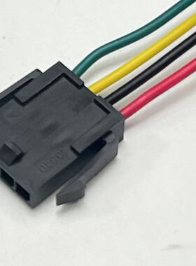 43640-0400连接线，436400400 端子线, MOLEX MICRO FIT3.0公头线
