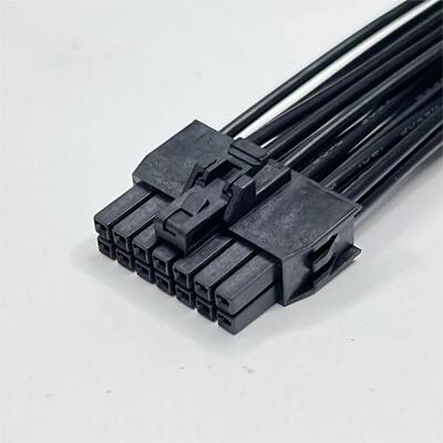 105308-1214 连接线,1053081214 胶壳带线,MOLEX Nano fit双排14P