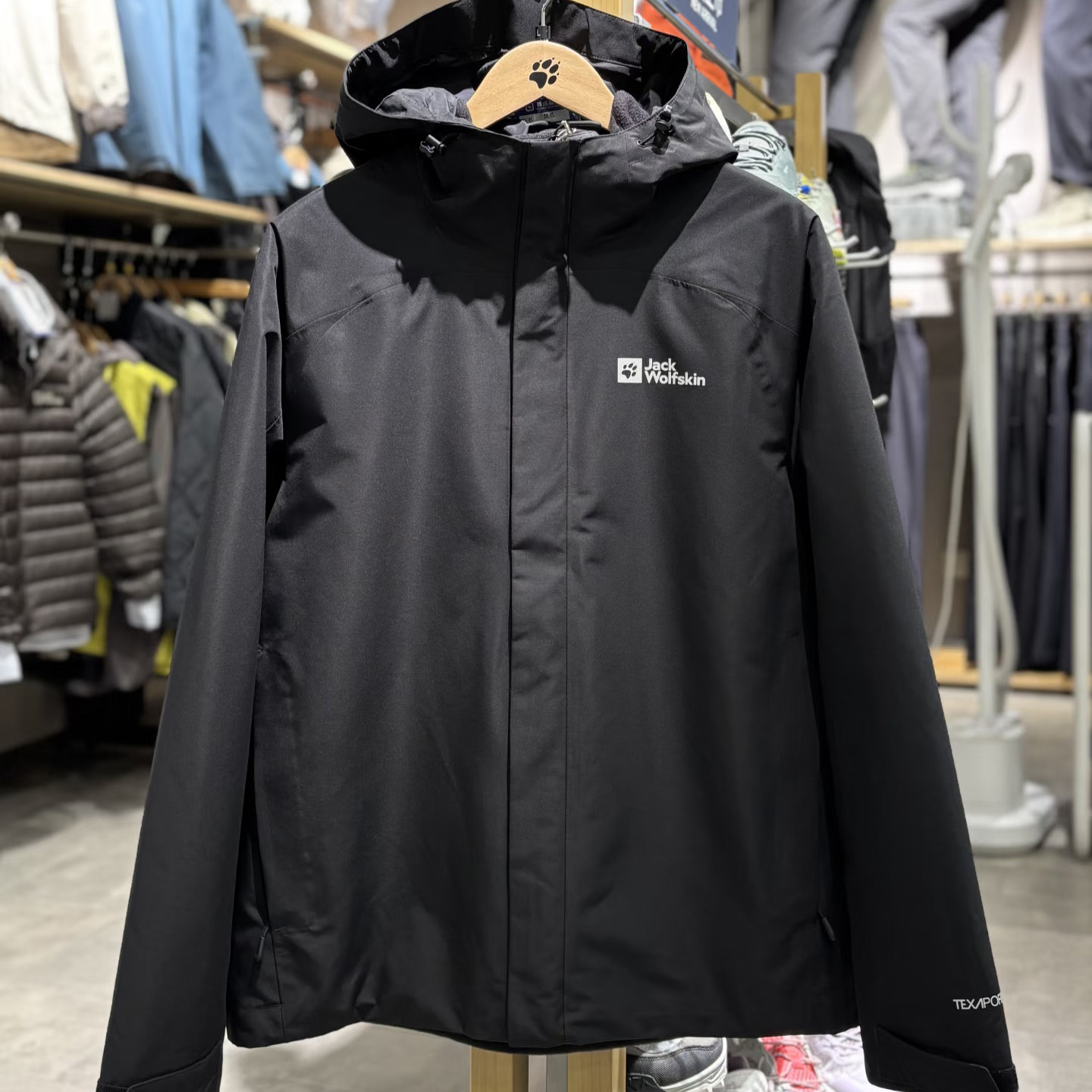 25秋冬狼爪冲锋衣男三合一户外防风防泼水抓绒内胆两件套A65466