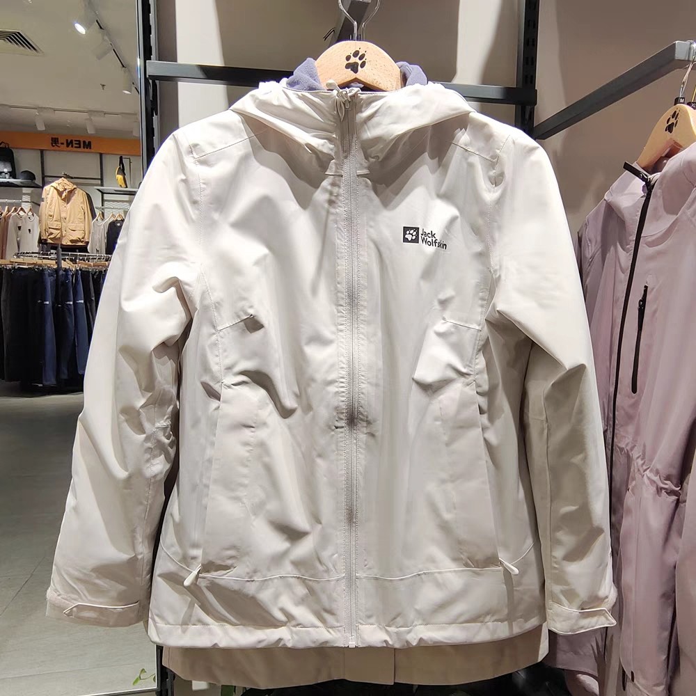 25秋冬新款狼爪冲锋衣女三合一防水保暖抓绒内胆夹克外套5031991