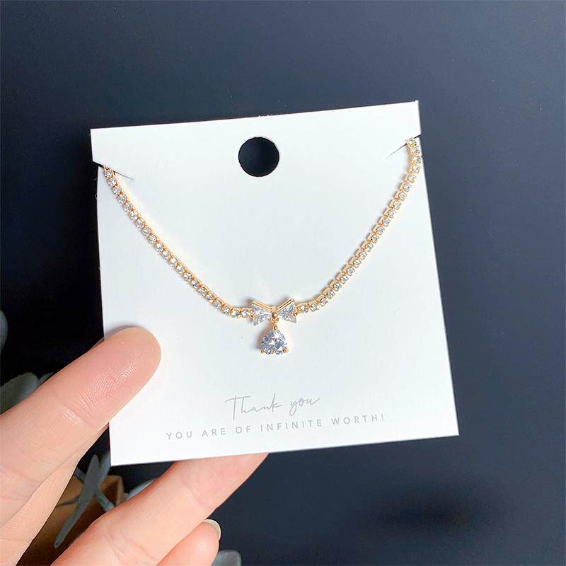 金色精致蝴蝶结手链百搭