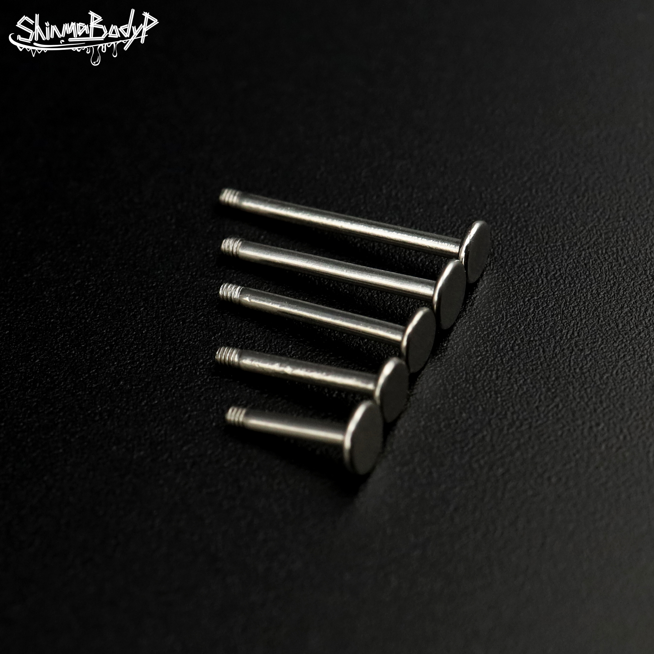 平底钛钢平底替换杆1.2MM外螺纹