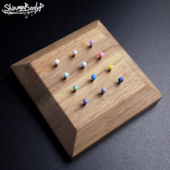 Shinma16G3MM澳宝欧泊钛合金内螺纹唇钉耳钉眉钉唇环欧美0.9牙粗