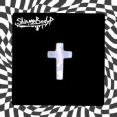 贝母钛钢内螺纹十字架唇钉耳钉哥特风 月光十字 Shinma 捣蛋鬼