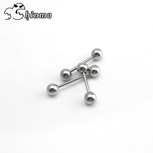 Shinma钛钢乳钉基本款欧美爆款防过敏不褪色不变形气质潮流男女