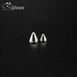 Shinma 尖锥箭头尖头珠子备用珠穿刺饰品 唇钉眉钉鼻环马蹄环配件