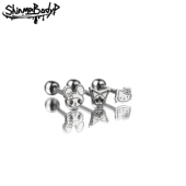 Shinma 0.8 1.2MM镜面抛光可爱动漫KT库洛mi美乐di钛钢耳钉耳骨钉