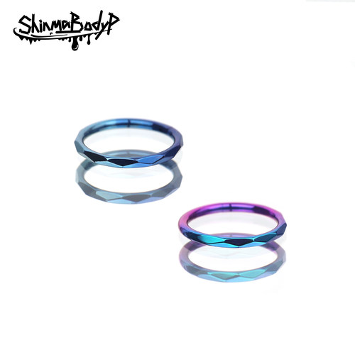 ShinmaF-136钛合金耳环鼻中隔环