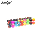 Shinma 钛钢幻彩渐变亚克力撞色唇钉唇环耳钉耳骨钉土酷穿刺