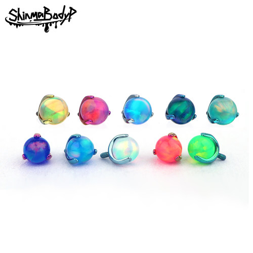 ShinmaF-136钛澳宝唇钉耳钉舌钉