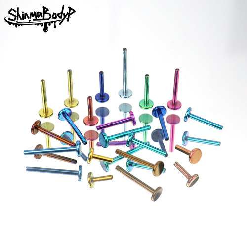 shinmaF-136钛合金唇钉耳钉杆子