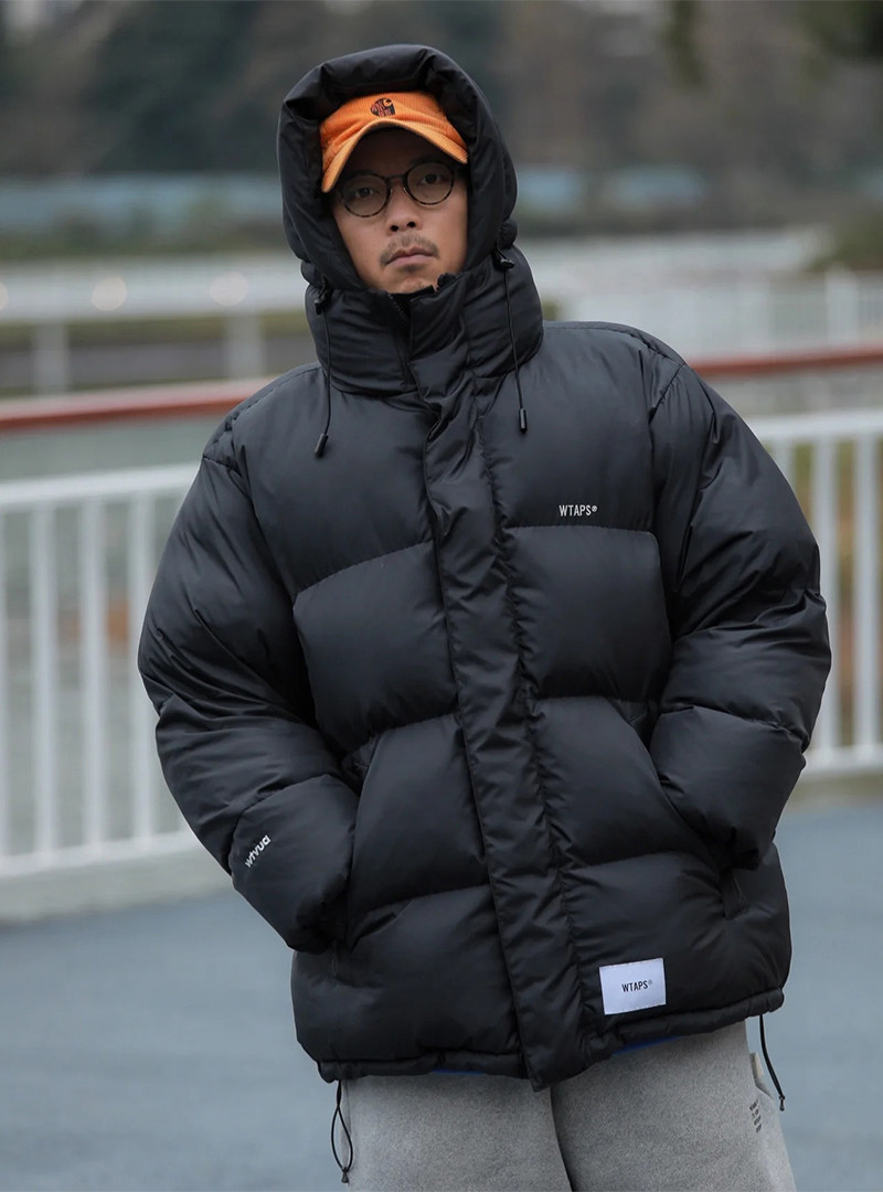 WTAPS 니시야마 토루의 롱 다운 재킷 겨울 따뜻한 방풍 및 방수 일본 CITYBOY 빵 재킷