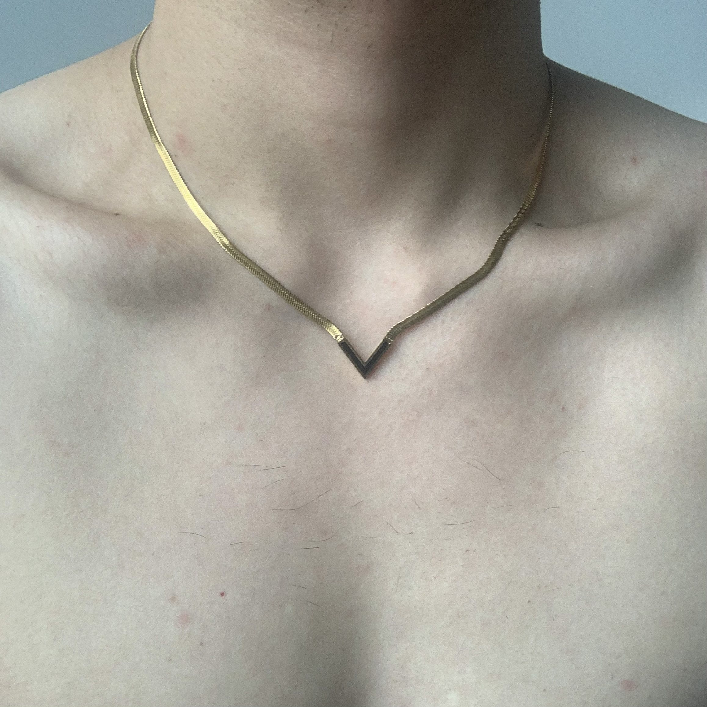 钛钢蛇骨链情侣项链不掉色