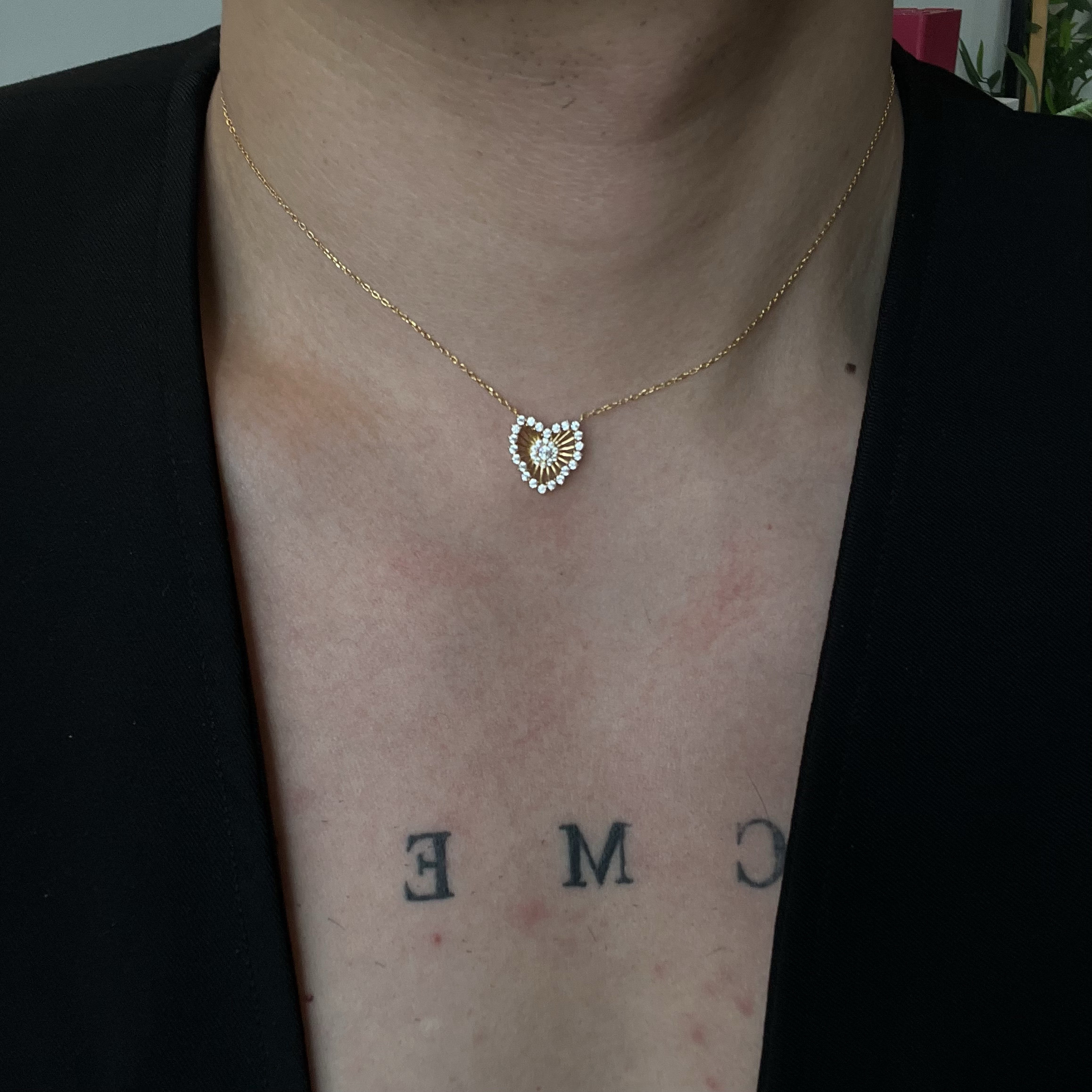 SCMEN s925银镀18k金高级感冷淡气质细女链银链素链锁骨链简约男