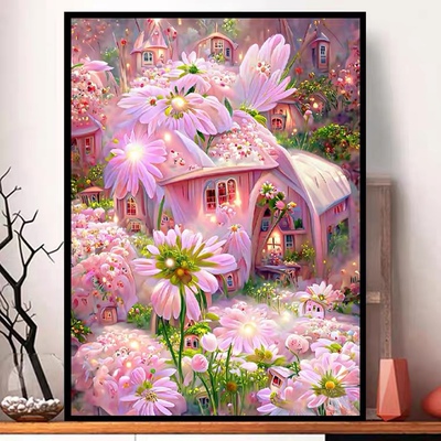 梦幻仙境小雏菊新品十字绣2026新款线绣客厅小件卧室唯美手工刺绣