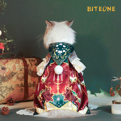 BITEONE 【冬日烛光】原创设计宠物斗篷限定生日礼物