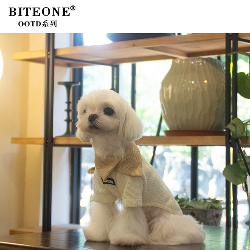 BITEONE【OT25015】猫咪狗狗衣服老钱休闲风2025年秋冬新款