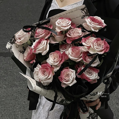 鲜花喷色剂塞浦路斯红喷漆七夕情人节爆款曼塔玫瑰荆棘玫瑰